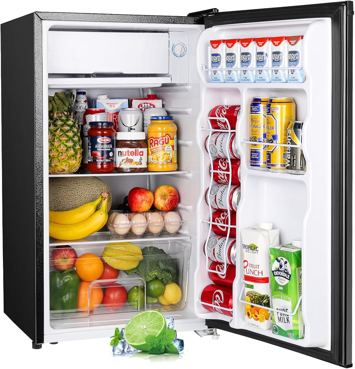 Mini Nevera con Congelador Upstreman, 3.2 Cu.Ft, BR321