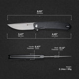 Cuchillo plegable de bolsillo para EDC