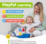 Libro de Actividades de deMoca para Niños de 1-3 Años