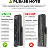 Batería para Toshiba Satellite L755 C655 M645 L750P L600