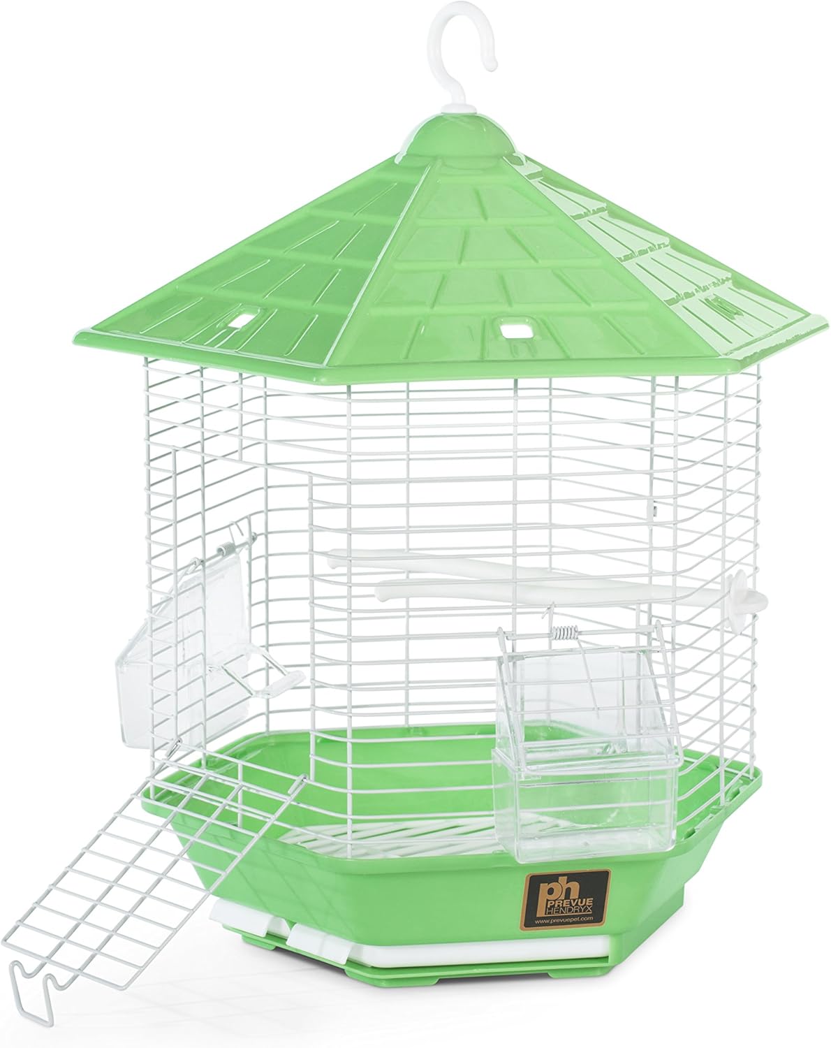 Jaula para pájaros Bali verde Prevue Pet Products SP31997GREEN