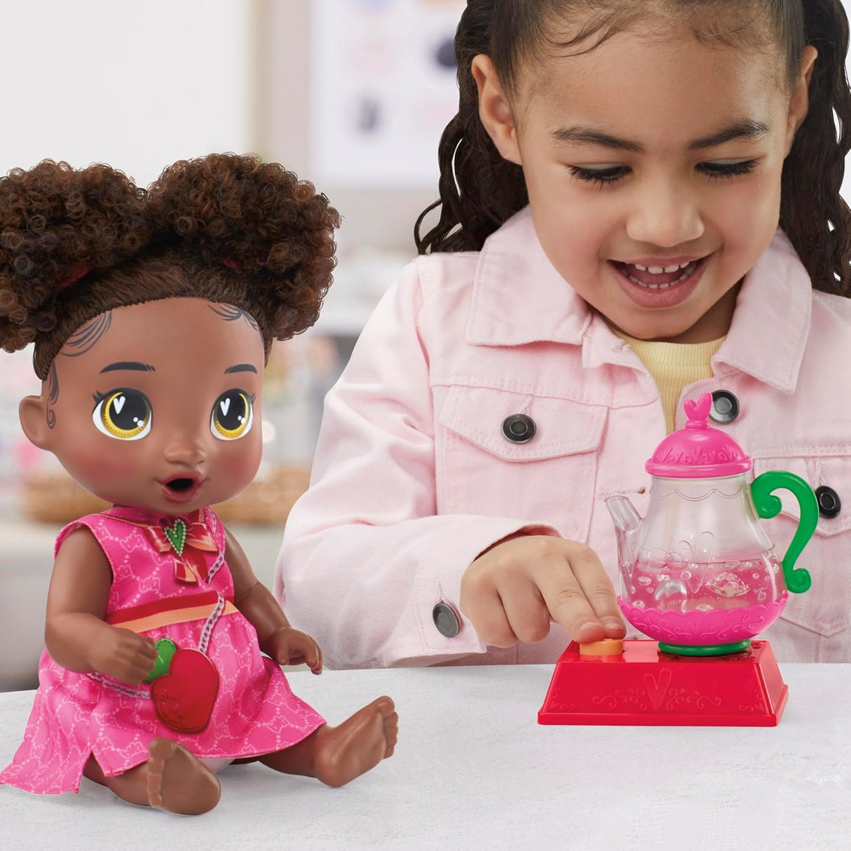 Baby Alive Bubbly Tea Party Muñeca con Accesorios, 11 Pulgadas