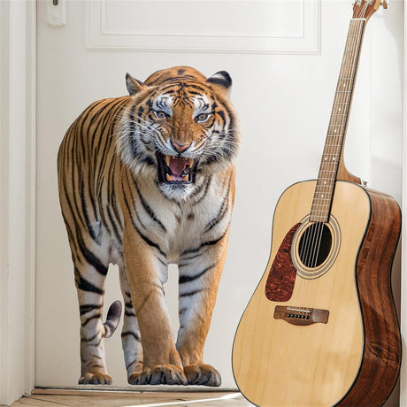 Pegatinas de Pared ROFARSO Tigre Lifelike para Habitaciones