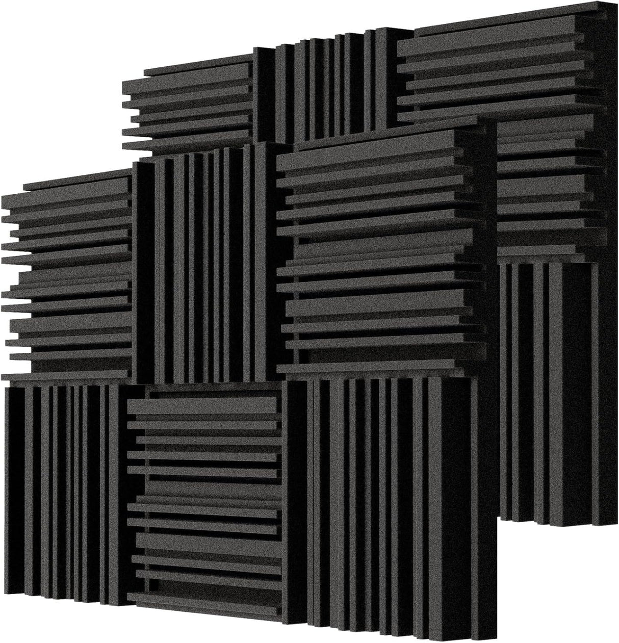 Paneles Acústicos TroyStudio 12x12x2 Absorbentes 12 Pcs