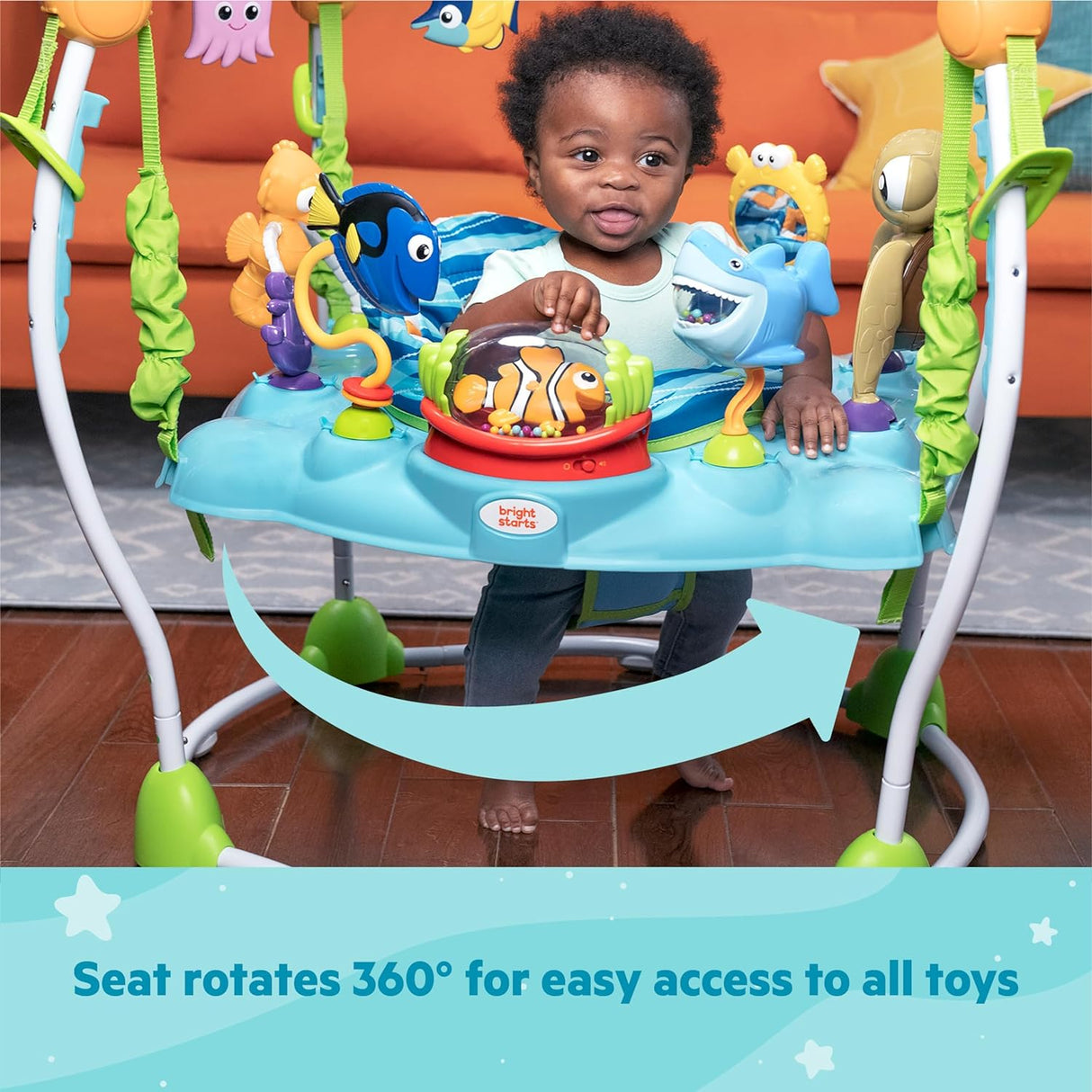 Centro de Actividades para Bebé Bright Starts, Nemo, Jumper