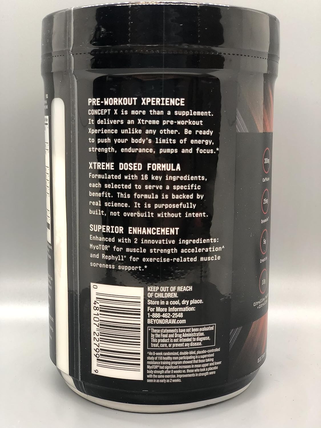 Suplemento Beyond Raw Concept X Gummy Worm - 20.76 oz
