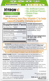 Suplemento Vitron-C de hierro y apoyo inmunológico 60 und