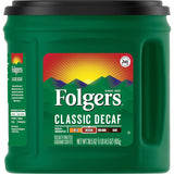 Café Molido Descafeinado Folgers, Tostado Medio, 30.5 Oz