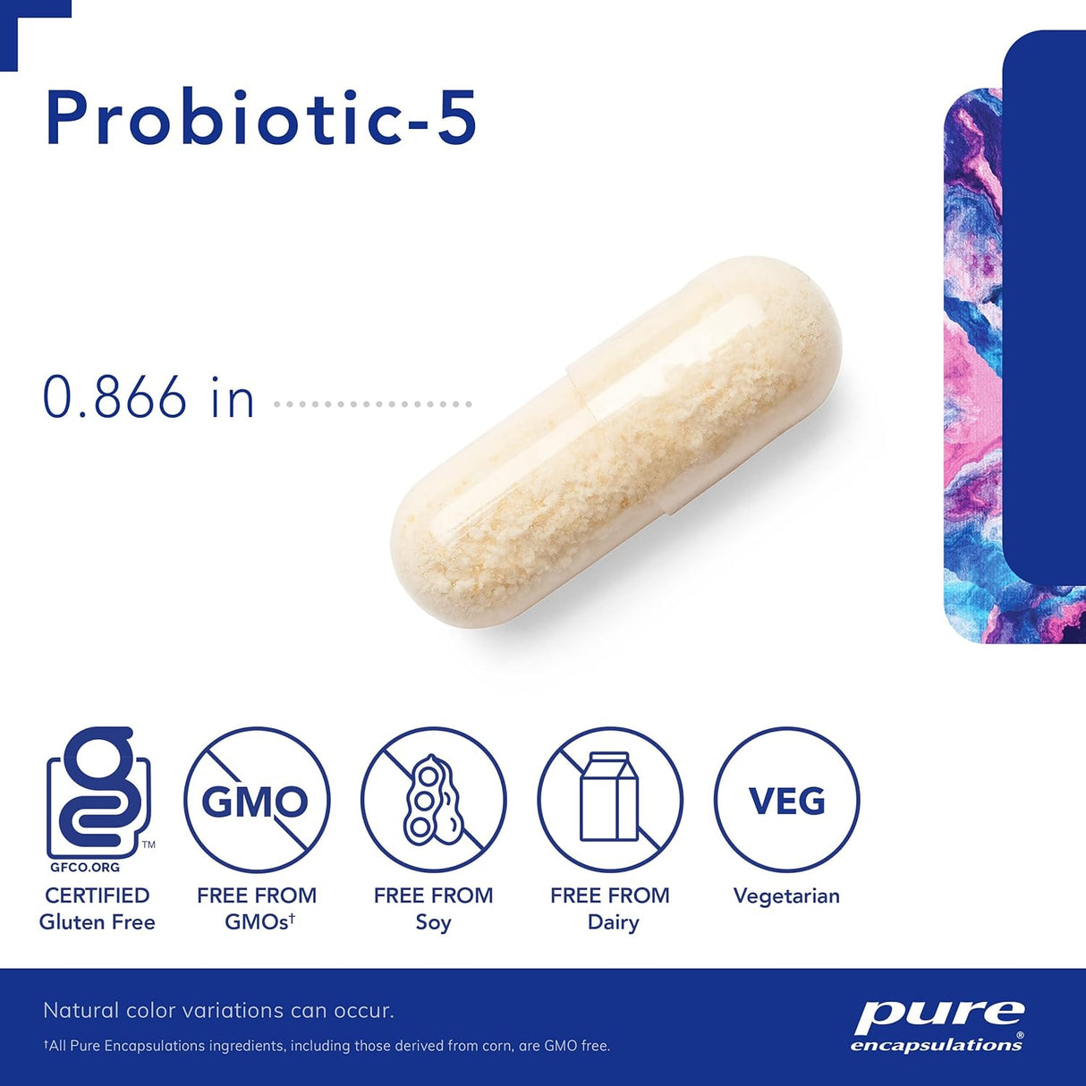 Suplementos Probiótic-5 Mezcla probiótica libre de lácteos
