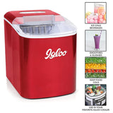 Máquina de Hielo Igloo 26-lb, 9 Cubos en 7 Min, Modelo Automático