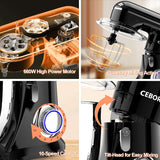 Batidora eléctrica 3 en 1, 6.5QT, 660W, 10 velocidades, modelo X.