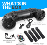 Parlantes marinos alimentados por ATV PYLE PLATV85BT.6