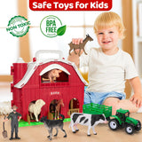 Juguetes de Animales de Granja, Set de Granja Educativo, 3-5 Años