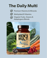 Multivitamínico para Hombres, B Complejo Methylado, 60 Cápsulas