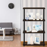 Estante Multipropósito Furinno 4 Niveles, Tubos Redondos, Modelo