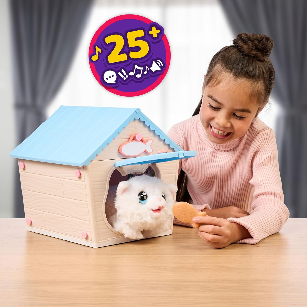 Little Live Pets Gatito Interactivo con Casa y Sonidos