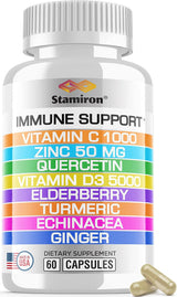 Apoyo inmunológico con quercetina zinc 50 mg de vitamina C