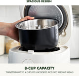 Arrocera Eléctrica GreenPan, 4 Tazas, 10 Presets, Saludable