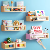 Estantes Flotantes para Libros, Marca: DIY, 6 en 1, Modelo: 4+2