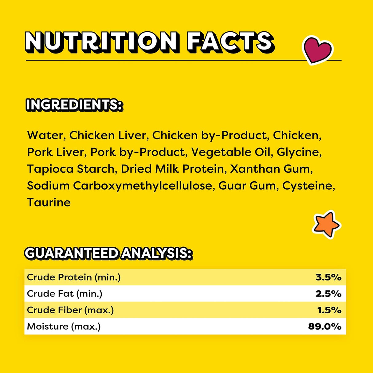Puré Cremoso para Gatos sabor Pollo 24 bolsas de 0.42 oz