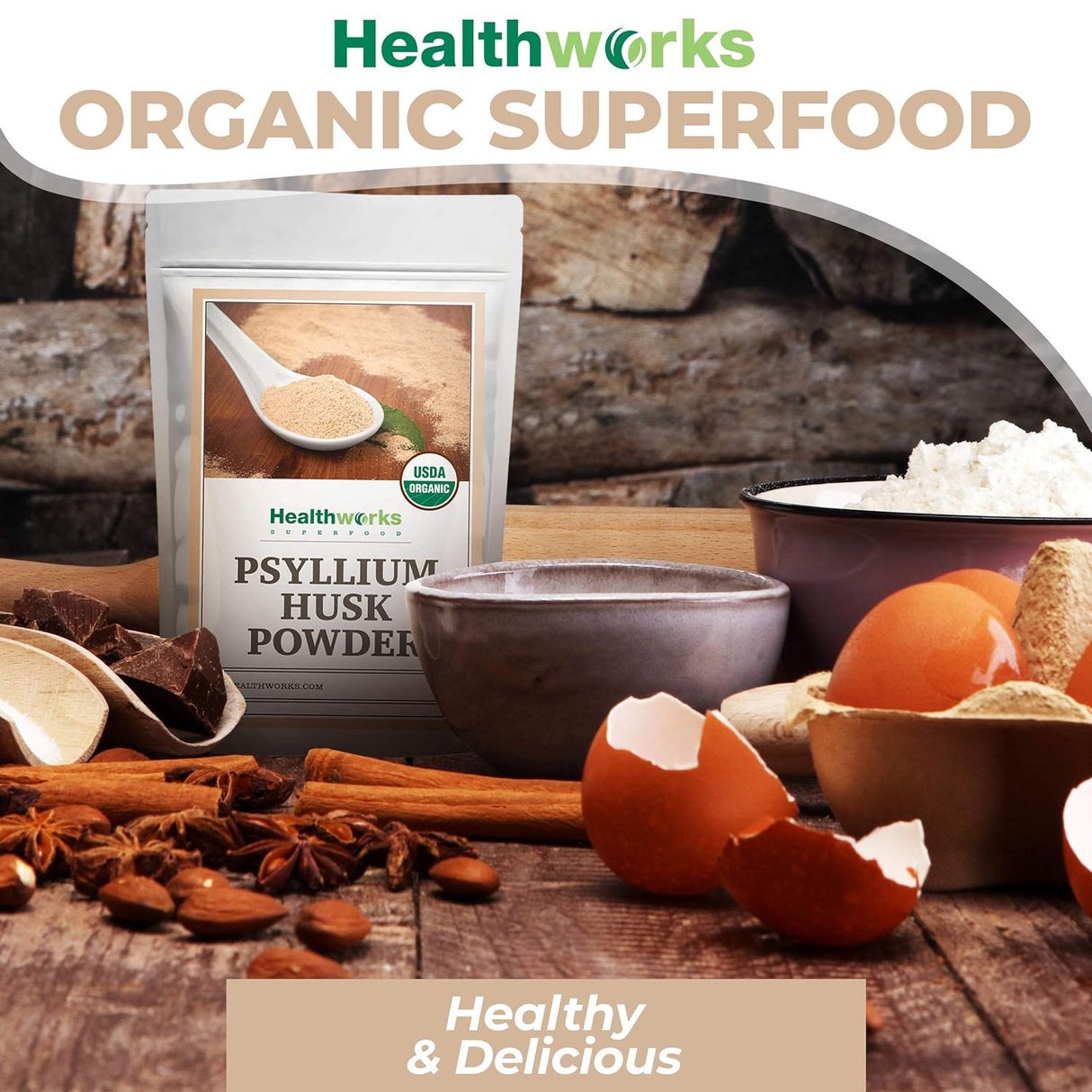 Polvo de Cáscara de Psyllium