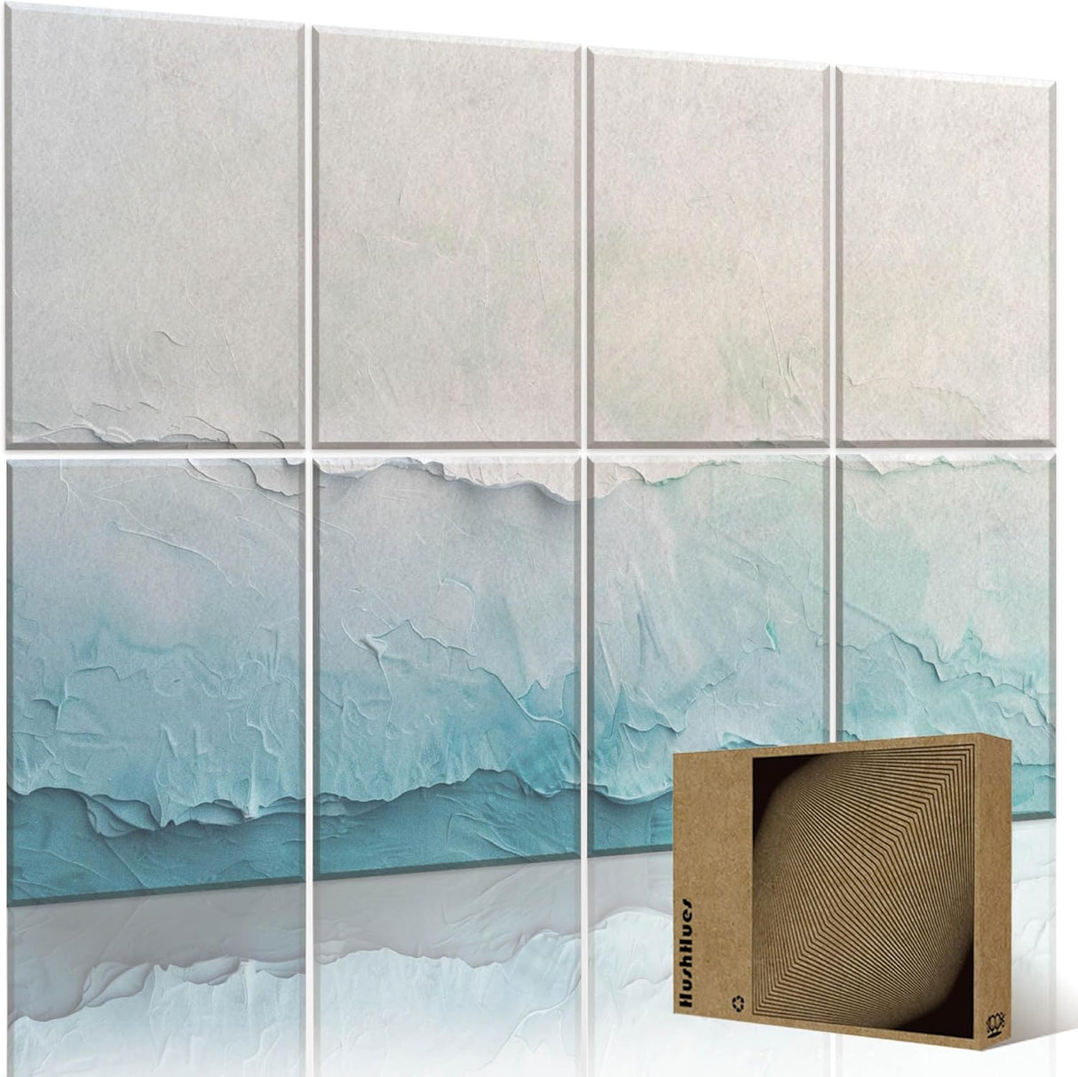 Paneles Acústicos 48x32 - Absorbentes para Estudio, 8-Pack