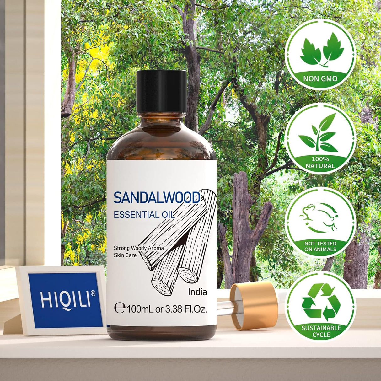 Aceite esencial de sándalo de alta calidad