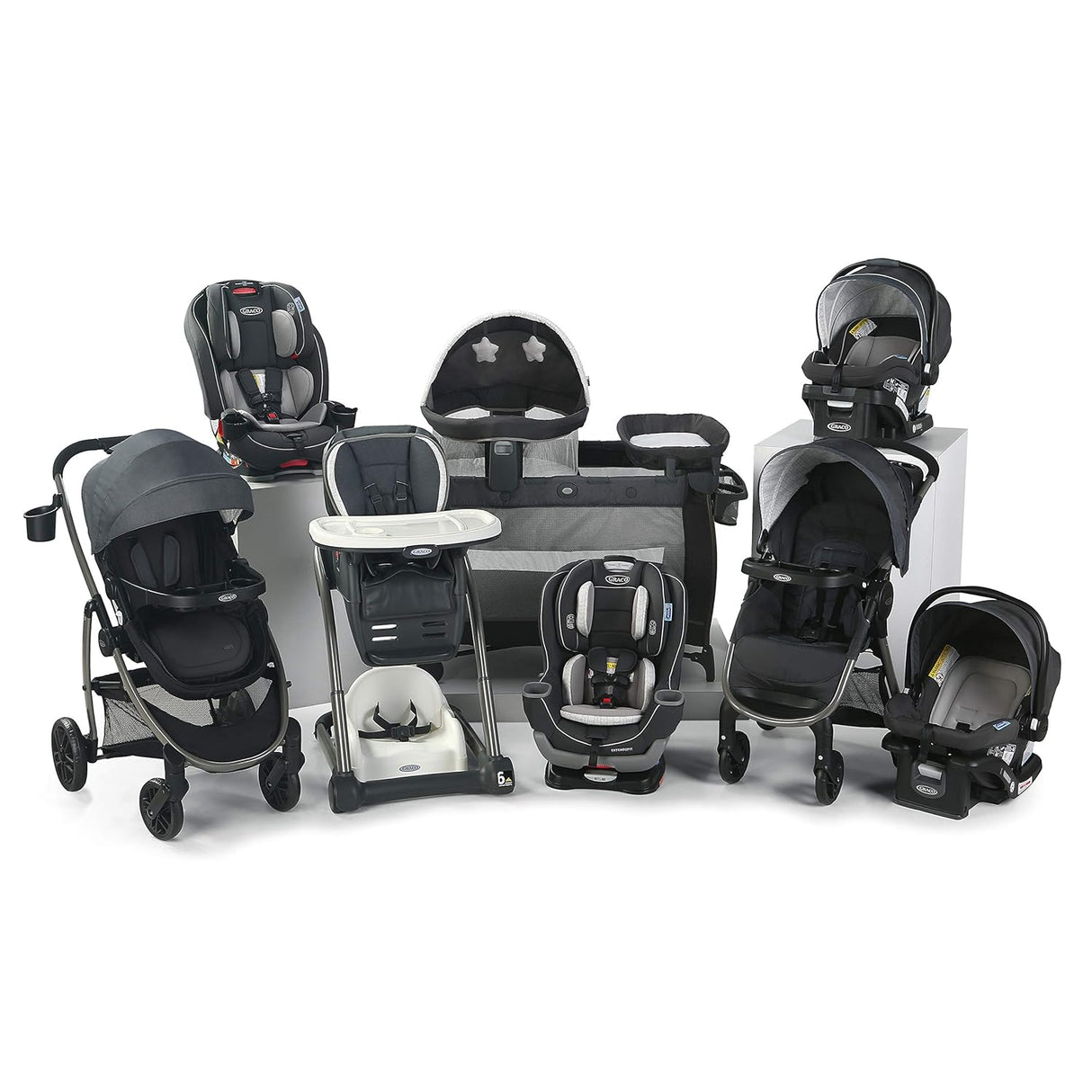 Silla para carro y comodidad del bebé Graco Extend2Fit