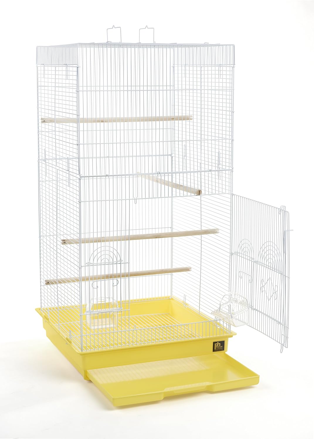 Jaula alta color amarillo Prevue Pet Products SPECONO1818H-Y
