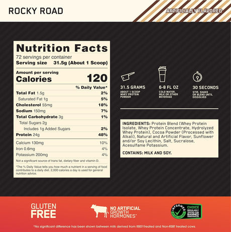 Suplementos Optimum  Nutrition Proteína de Suero de Leche