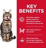 Alimento seco para gatos de interior., Adultos 7+