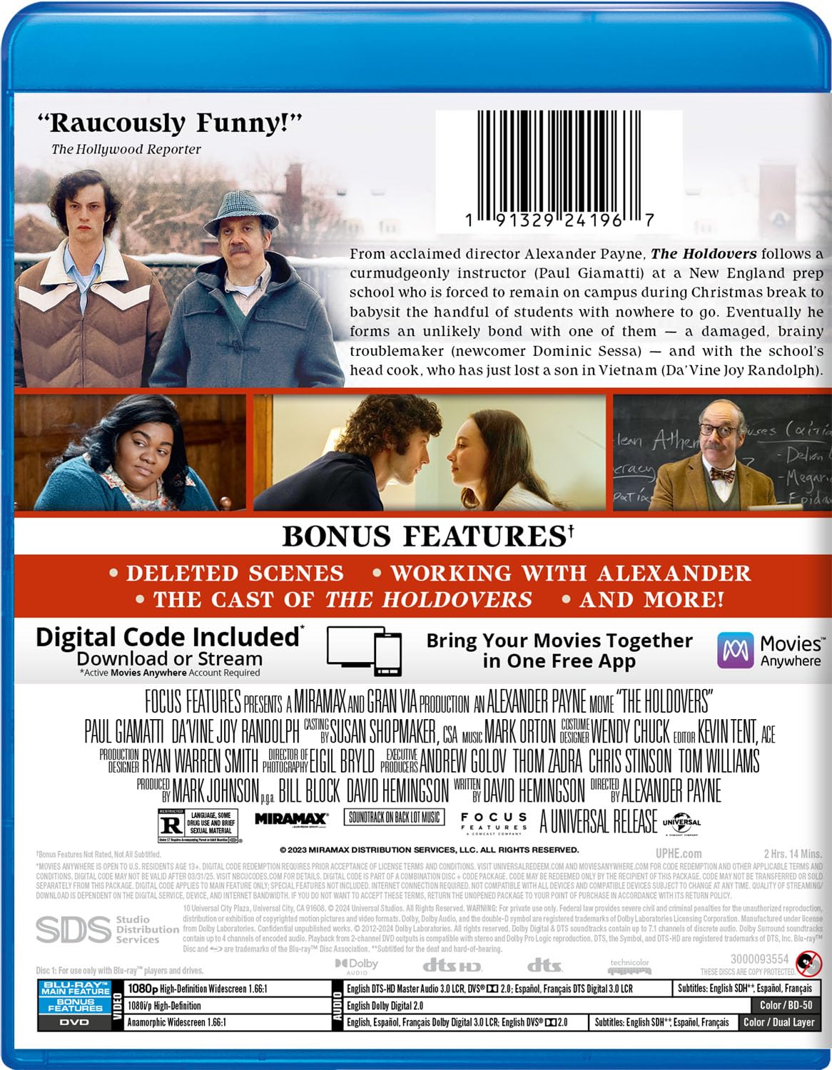 Película en Blu-ray + DVD + Digital: The Holdovers