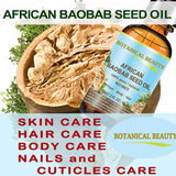 Aceite de Semilla de Baobab Africano 100% Puro Natural Refinado
