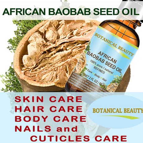 Aceite de Semilla de Baobab Africano 100% Puro Natural Refinado