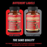 Suplemento de Ashwagandha 5200mg - 3 Paquetes 60 Cápsulas