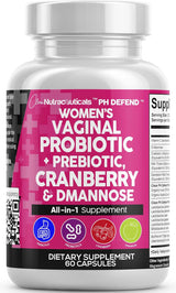 Probioticos Vaginales Clean Nutraceuticals, 60 Cápsulas