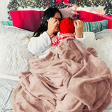Manta Fleece Queen Bedsure Suave Ligera 90x90 pulgadas