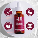 Sérum Nocturno Retinol Coreano 1% con Mucina, Ácido Hialurónico