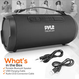 Altavoz inalámbrico portátil Bluetooth Pyle PBMSPG1BK