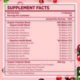 Suplementos Probióticos para mujeres 300 mil millones de UFC