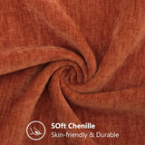 Funda de cojín decorativa decorUhome, chenilla suave, 18x18, 2pzs