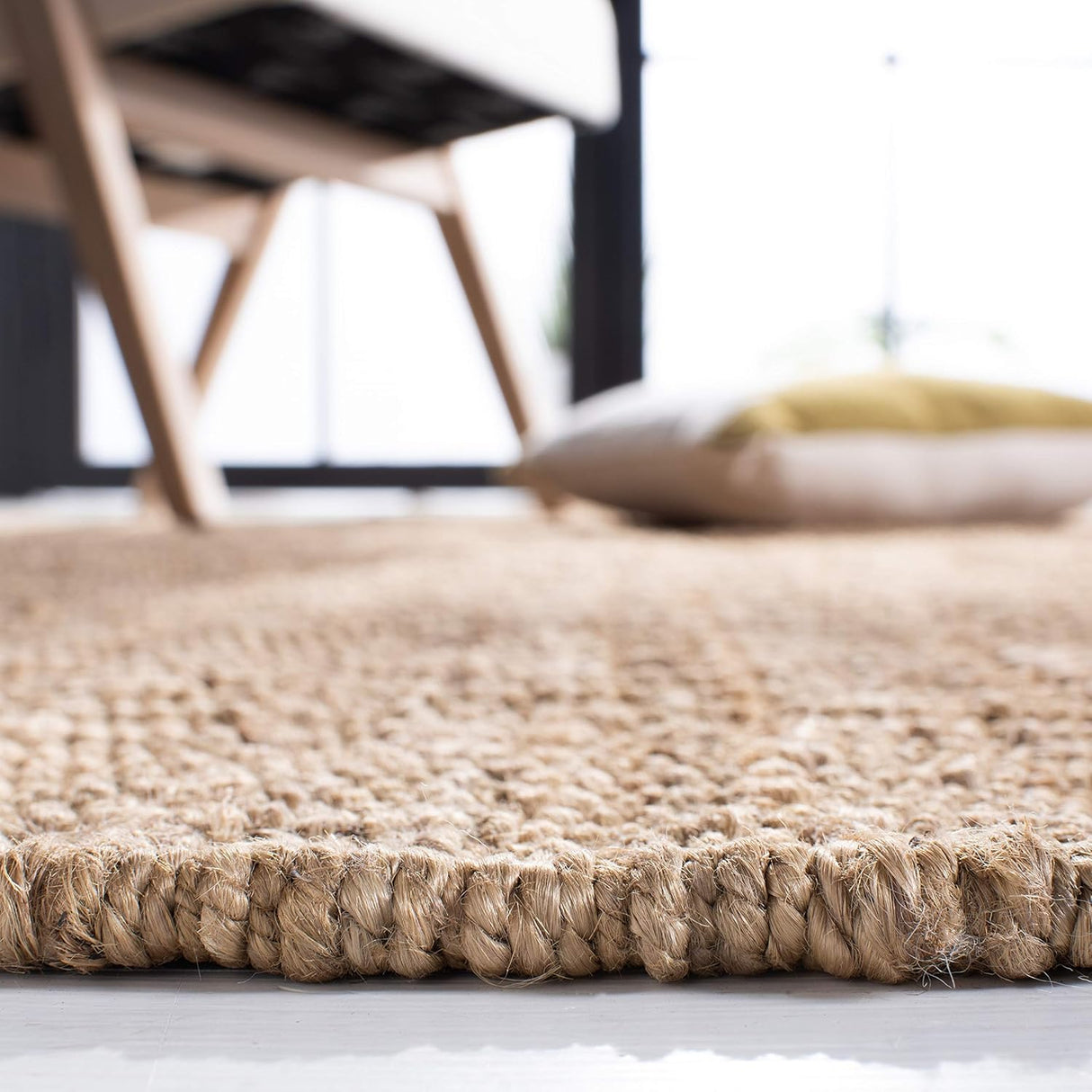 Alfombra de fibra natural SAFAVIEH, hecha a mano, modelo NF368C