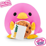 Plush Platypus Snackles ZURU, Ultra Suave, Modelo Series 2