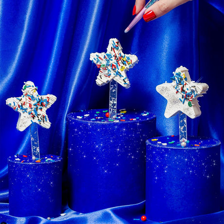 Moldes para cakesicles de estrellas, Fancy Sprinkles, 4 estrellas