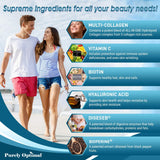 Collagen Multi Peptides Pills, belleza y salud, 120 cápsulas