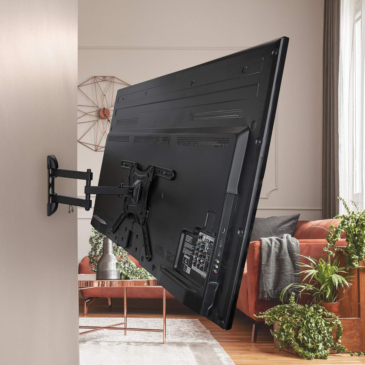 Soporte de pared para TV  con brazo giratorio y articulado