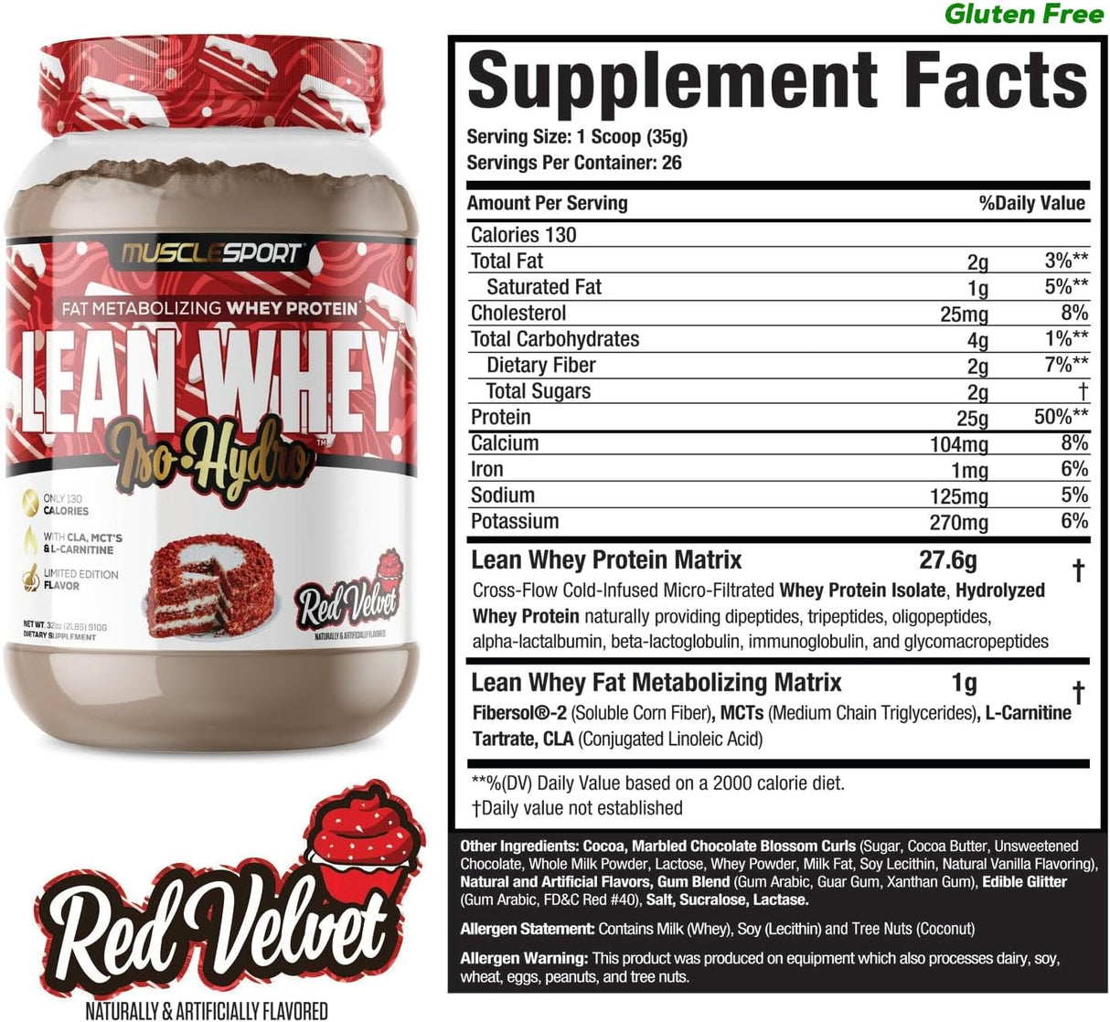 Musclesport Proteína Whey Lean Revolution™ Bajo en Calorías