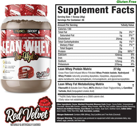 Musclesport Proteína Whey Lean Revolution™ Bajo en Calorías
