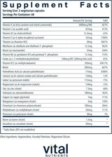 Multinutrientes Vital Nutrients - Fórmula Citrato/Malato 2