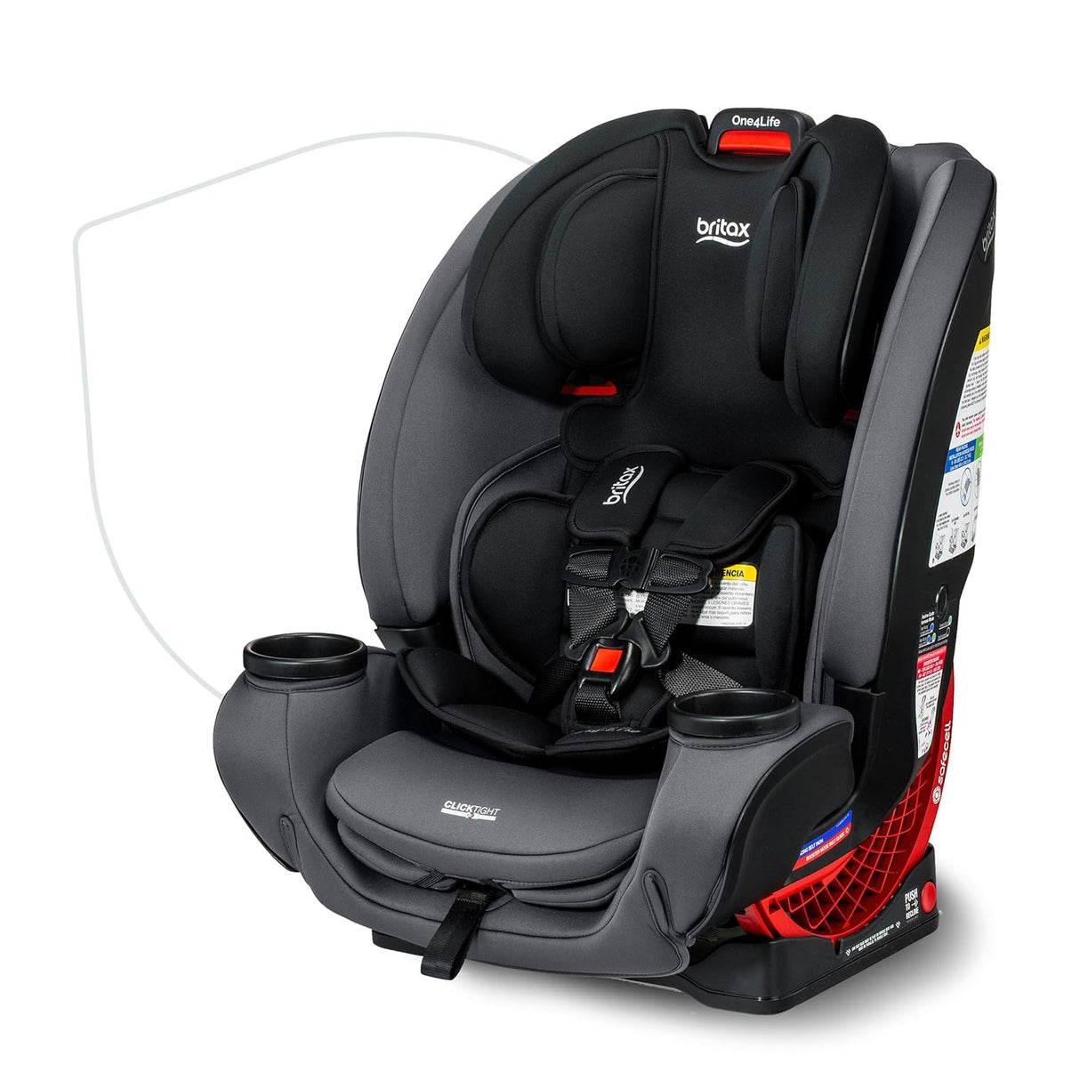 Silla convertible para automóvil orientado hacia adelante